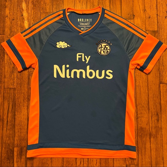 Box Lunch Shirts Box Lunch Dragon Ball Z Goku Fly Nimbus Jersey